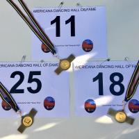 Médailles d'OR pour les 3 chorées TEXAS TIME - MARQUEE SIGN - RESTART