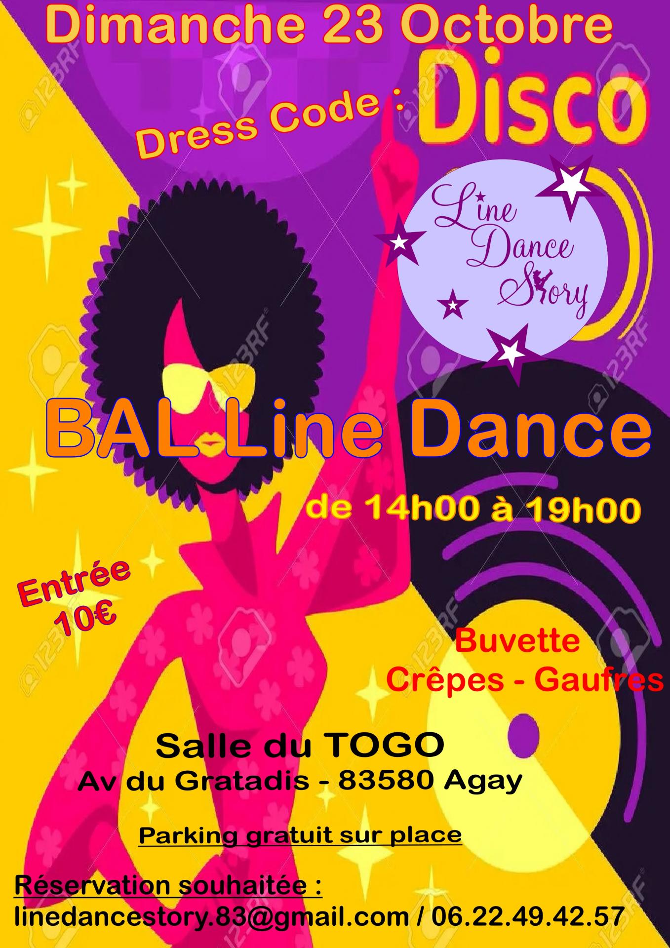 Affiche bal disco