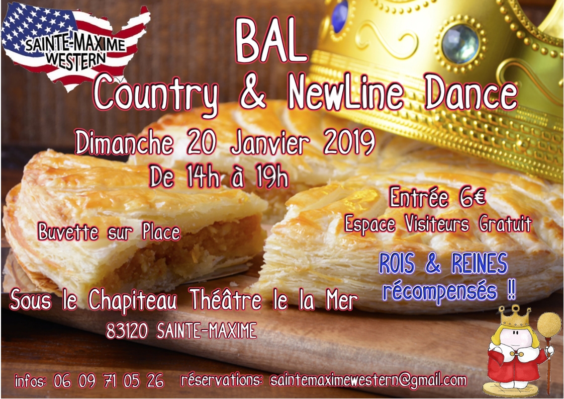 Affiche bal galette 20 janvier 2019